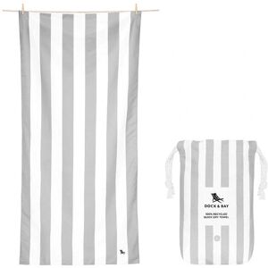 Dock & Bay Eco Quick Dry Beach Towel - 90x200cm - Grey Dock & Bay Eco Quick Dry Beach Towel - 90x200cm - Grey