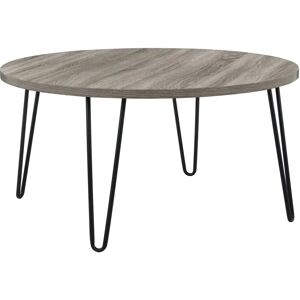 Dorel Owen Grey Oak Round Coffee Table - Coffee Table Dorel Owen Grey Oak Round Coffee Table - Coffee Table