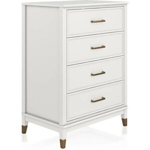 CosmoLiving Westerleigh Hvit 4-skuff Skjenk - Sideboard CosmoLiving Westerleigh Hvit 4-skuff Skjenk - Sideboard