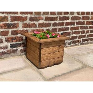 Charles Taylor - Small Wooden Cube Planter - 41cm - Planter Charles Taylor - Small Wooden Cube Planter - 41cm - Planter