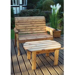 Charles Taylor - Deluxe Bench Set - Scandinavian Redwood Charles Taylor - Deluxe Bench Set - Scandinavian Redwood