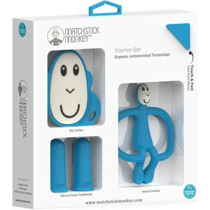 Set di Avviamento Matchstick Monkey Blu - Giocattolo per dentizione bambini Set di Avviamento Matchstick Monkey Blu - Giocattolo per dentizione bambini