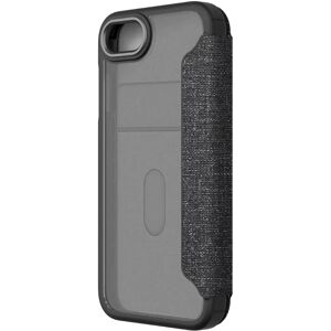 Coque portefeuille hybride Qdos pour iPhone SE/8/7/6 - Transparent / Noir - Publicité Coque portefeuille hybride Qdos pour iPhone SE/8/7/6 - Transparent / Noir - Publicité