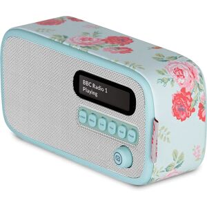 VQ Cath Kidston Antique Rose Dexter Radio - Blue - Digital DAB+ & FM VQ Cath Kidston Antique Rose Dexter Radio - Blue - Digital DAB+ & FM