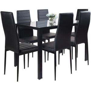 KOSY KOALA Black Dining Table & Chairs - Dining Table and Chairs KOSY KOALA Black Dining Table & Chairs - Dining Table and Chairs