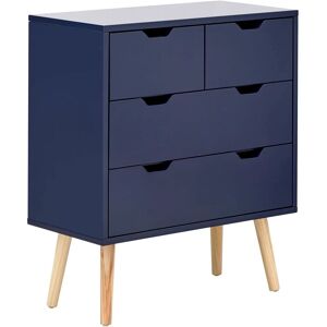 GFW Nyborg Nightshadow Blue 2+2 Drawer Chest - Chest of Drawers GFW Nyborg Nightshadow Blue 2+2 Drawer Chest - Chest of Drawers