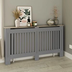 Gfw Longslow Large Grey Radiator Cover - Radiator Cover, Large, Grey, Wood Design, Storage Gfw Longslow Large Grey Radiator Cover - Radiator Cover, Large, Grey, Wood Design, Storage