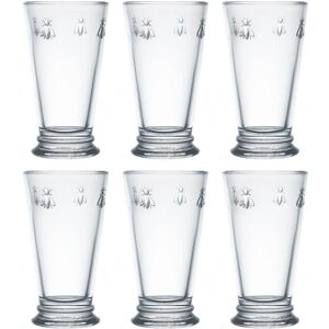 La Rochere Set of 6 Napoleon Bee Highball Glasses - Highball Glasses La Rochere Set of 6 Napoleon Bee Highball Glasses - Highball Glasses