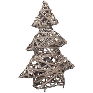 Red Hamper Wicker Antique Wash Christmas Tree - Christmas Tree Decoration Red Hamper Wicker Antique Wash Christmas Tree - Christmas Tree Decoration