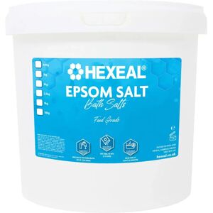 Hexeal Epsom Salt 2.5kg Bucket of Food Grade Magnesium Sulphate - Salt Hexeal Epsom Salt 2.5kg Bucket of Food Grade Magnesium Sulphate - Salt
