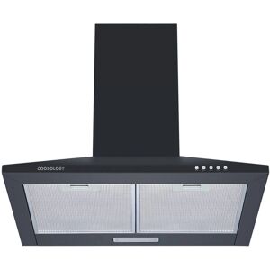 Cookology - 60cm Chimney Cooker Hood - Matt Black - Extractor Fan - Cooker Hood Cookology - 60cm Chimney Cooker Hood - Matt Black - Extractor Fan - Cooker Hood