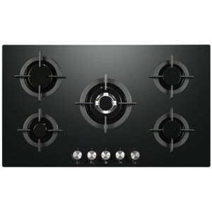 Cookology - 90cm Black 5 Burner - Wok Burner - Gas Hob Cookology - 90cm Black 5 Burner - Wok Burner - Gas Hob