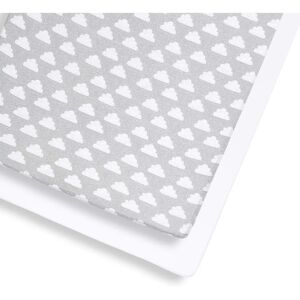 Snüz Baby Cot Sheets - Grey/White - Fitted, 2 Pack Snüz Baby Cot Sheets - Grey/White - Fitted, 2 Pack