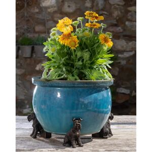 Jardinopia Schnauzer Garden Decor Potty Feet - Antique Bronze Set of 3 Jardinopia Schnauzer Garden Decor Potty Feet - Antique Bronze Set of 3