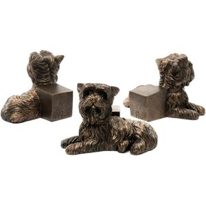 Jardinopia Yorkshire Terrier Plant Pot Feet - Bronze - Set of 3 Jardinopia Yorkshire Terrier Plant Pot Feet - Bronze - Set of 3