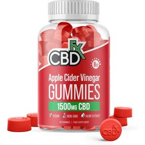 CBDfx Apple Cider Vinegar Gummies - 1500Mg - 60 Gummies CBDfx Apple Cider Vinegar Gummies - 1500Mg - 60 Gummies