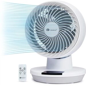 PureMate 8-Inch Air Circulator Fan - White - Air Circulator Fan PureMate 8-Inch Air Circulator Fan - White - Air Circulator Fan