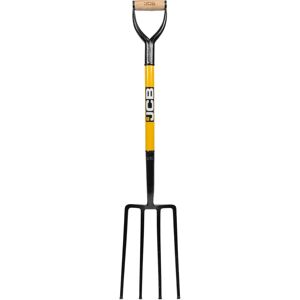 JCB Professional Solid Forged Contractor Fork - Heavy-Duty Steel - 190x280mm - Construction Tool JCB Professional Solid Forged Contractor Fork - Heavy-Duty Steel - 190x280mm - Construction Tool