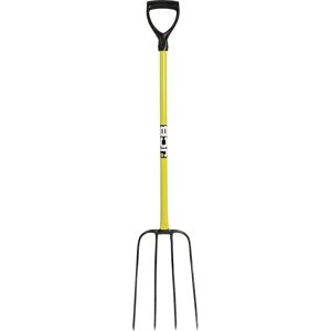 JCB Manure Fork - 4 Prong Heavy-Duty Steel - Ergonomic Handle JCB Manure Fork - 4 Prong Heavy-Duty Steel - Ergonomic Handle
