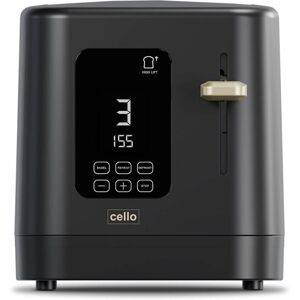 Cello Black Digital 2 Slice Toaster - Toaster Cello Black Digital 2 Slice Toaster - Toaster