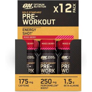 Optimum Nutrition Gold Standard Pre-Workout Shot - Mixed Berry - 12 Pack Optimum Nutrition Gold Standard Pre-Workout Shot - Mixed Berry - 12 Pack