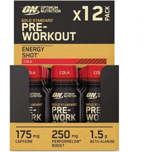 Optimum Nutrition Gold Standard Pre-Workout Energy Shot - Cola Optimum Nutrition Gold Standard Pre-Workout Energy Shot - Cola