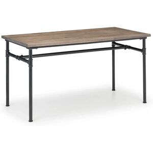 Julian Bowen Carnegie 140cm Mocha Elm Dining Table - Dining Table Julian Bowen Carnegie 140cm Mocha Elm Dining Table - Dining Table