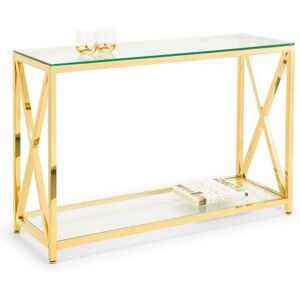 Julian Bowen Miami Gold Konsolentisch - Art Déco Julian Bowen Miami Gold Konsolentisch - Art Déco