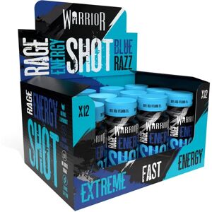 Warrior Rage Energy Blue Razz - Pre Workout Shot - 12 x 60ml Warrior Rage Energy Blue Razz - Pre Workout Shot - 12 x 60ml