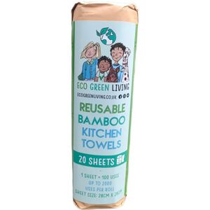 Eco Green Living Reusable Bamboo Kitchen Towels - Kitchen Towels Eco Green Living Reusable Bamboo Kitchen Towels - Kitchen Towels