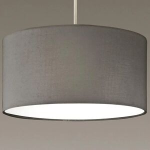 CGC Lucia Grey Fabric Lamp Shade - Cylinder Drum Pendant Light CGC Lucia Grey Fabric Lamp Shade - Cylinder Drum Pendant Light