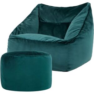 NATALIA Pouf fauteuil avec Repose-pied - Lounge & Comfort NATALIA Pouf fauteuil avec Repose-pied - Lounge & Comfort