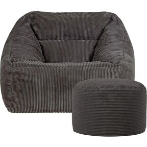 German Brand Model - Cord Gray Bean Bag Chair German Brand Model - Cord Gray Bean Bag Chair