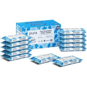 Aloe Pura Baby Wipes - Sensitive, Eco-Friendly, Large, Water-Based Aloe Pura Baby Wipes - Sensitive, Eco-Friendly, Large, Water-Based