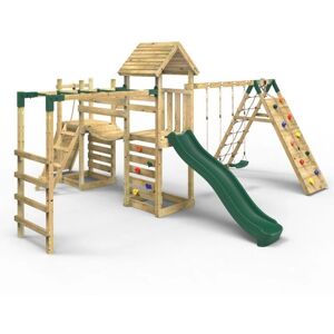 Dolomite Rebo Double Tower - Flexible Bridge - Climbing Frame Dolomite Rebo Double Tower - Flexible Bridge - Climbing Frame