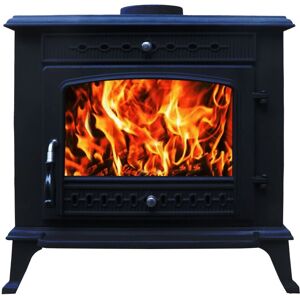 Cast Iron Log Burner - 10KW - Multifuel Fire Place Cast Iron Log Burner - 10KW - Multifuel Fire Place