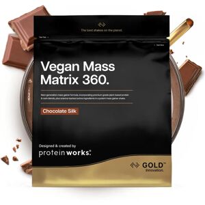 The Protein Works Vegan Mass Gainer - Chocolate Silk - High Calorie Vegan Protein Powder The Protein Works Vegan Mass Gainer - Chocolate Silk - High Calorie Vegan Protein Powder