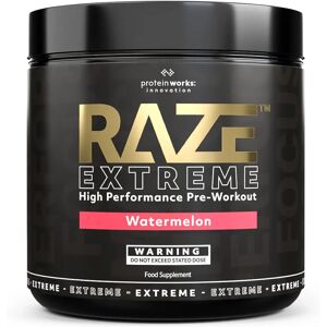 Protein Works Raze Extreme Pré-Workout Poudre - Créatine, Caféine & Bêta Alanine - Publicité Protein Works Raze Extreme Pré-Workout Poudre - Créatine, Caféine & Bêta Alanine - Publicité