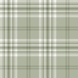 Catherine Lansfield Kelso Check Sage Green Wallpaper - Wallpaper Catherine Lansfield Kelso Check Sage Green Wallpaper - Wallpaper