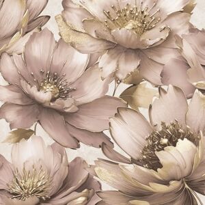 Muriva Aminah Floral Wallpaper - Blush Pink - Large Flowers - 224502 Muriva Aminah Floral Wallpaper - Blush Pink - Large Flowers - 224502