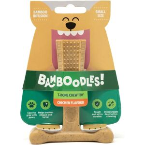Pet Trade Innovations Bamboodles T-Bone - Chicken Flavour Small 4" Dog Chew Toy Pet Trade Innovations Bamboodles T-Bone - Chicken Flavour Small 4" Dog Chew Toy