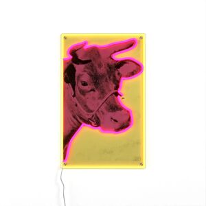 Yellowpop Andy Warhol Cow Neon Sign - Neon Sign Yellowpop Andy Warhol Cow Neon Sign - Neon Sign