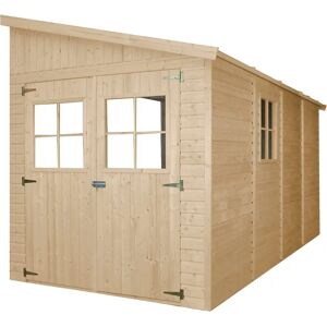 Timbera Garden Shed Natural Wood - 8 m², Windows, 416x216 cm Timbera Garden Shed Natural Wood - 8 m², Windows, 416x216 cm