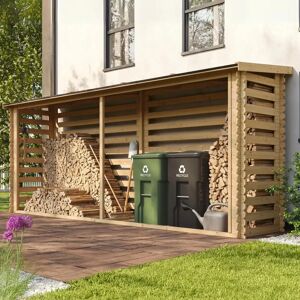 Timbela - Abri en Bois Extérieur - 6,7m³ - Toit Imperméable - Publicité Timbela - Abri en Bois Extérieur - 6,7m³ - Toit Imperméable - Publicité