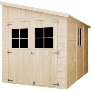 Casetta da Giardino Timbela - Legno Naturale, 6 m², Porte Doppie - Prodotto per Giardino Casetta da Giardino Timbela - Legno Naturale, 6 m², Porte Doppie - Prodotto per Giardino