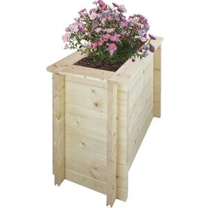 Cama de jardín Timbela - 78x38x57 cm - Maceta de madera para exteriores - Pino / Abeto Cama de jardín Timbela - 78x38x57 cm - Maceta de madera para exteriores - Pino / Abeto