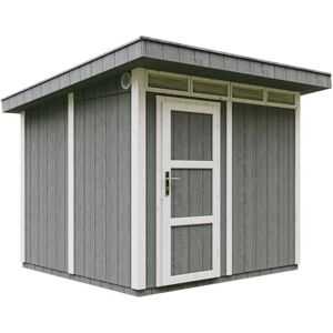 TIMBELA Caseta de jardín - LP SmartSide 5,9 m² con suelo y baldosas TIMBELA Caseta de jardín - LP SmartSide 5,9 m² con suelo y baldosas