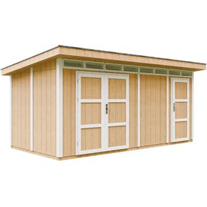 TIMBELA Abri de Jardin Premium - Panneaux SmartSide - 8.52 + 2.95m² - Publicité TIMBELA Abri de Jardin Premium - Panneaux SmartSide - 8.52 + 2.95m² - Publicité