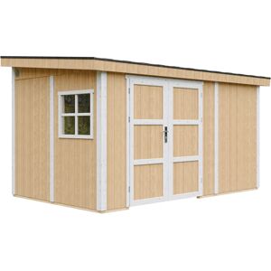 TimBela Caseta de Jardín - 8,68 m² - H231x248x412 cm - Paneles Smartside - Sin Piso/Pared lateral TimBela Caseta de Jardín - 8,68 m² - H231x248x412 cm - Paneles Smartside - Sin Piso/Pared lateral
