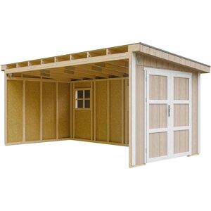 Abri de jardin LP SmartSide 11,47m² - H231x248x530 cm - Sans sol/côté - Durable - Publicité Abri de jardin LP SmartSide 11,47m² - H231x248x530 cm - Sans sol/côté - Durable - Publicité